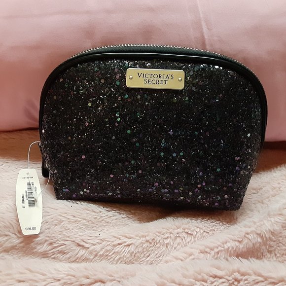 Victoria's Secret Handbags - NWT Victoria's Secret Glittery Makeup Bag